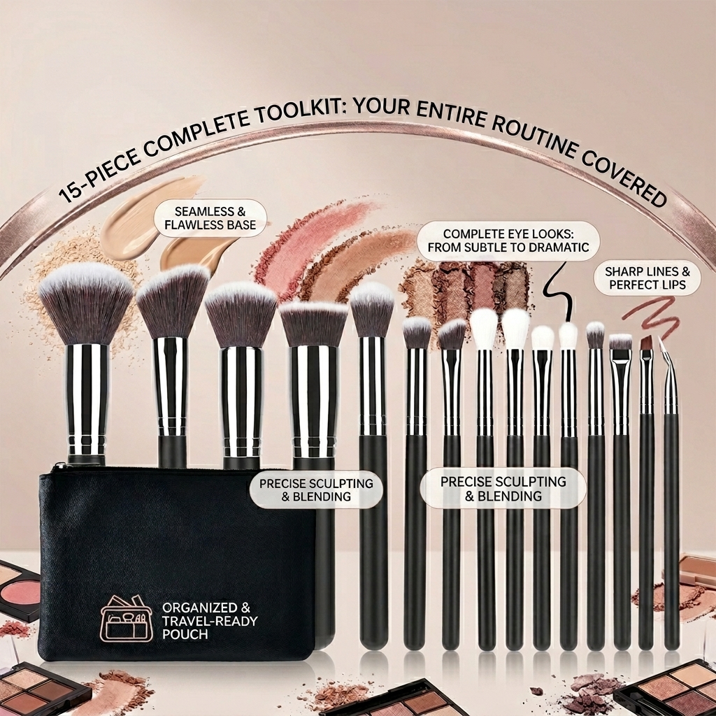 affordable professional makeup brush set